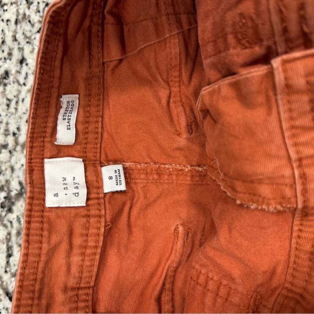 a new day Terracotta Shorts sz 8 - Picture 3 of 3
